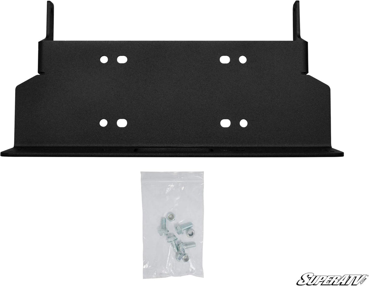 Black Ops 3500 LB Winch with Winch Mounting Plate Complete Kit J3699