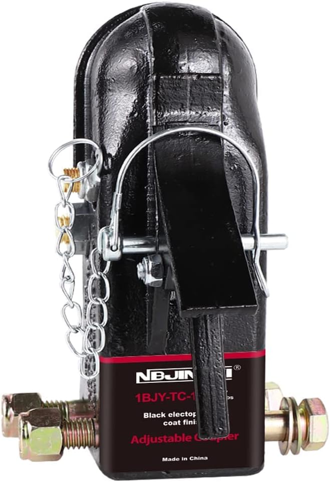Heavy Duty Cast Adjustable Trailer Coupler 2-5/16 in, 15000LBS Capacity, Pack of 2 A81832