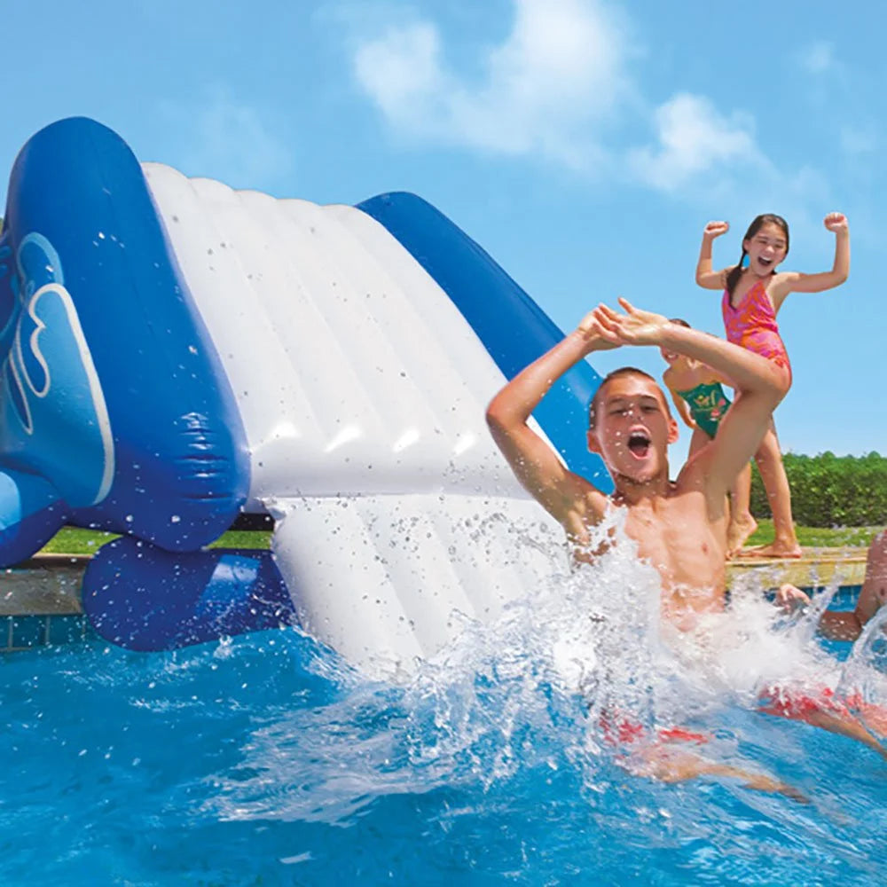 Red Inflatable Pool Water Slide, Blue Inflatable Pool Water Slide B7949