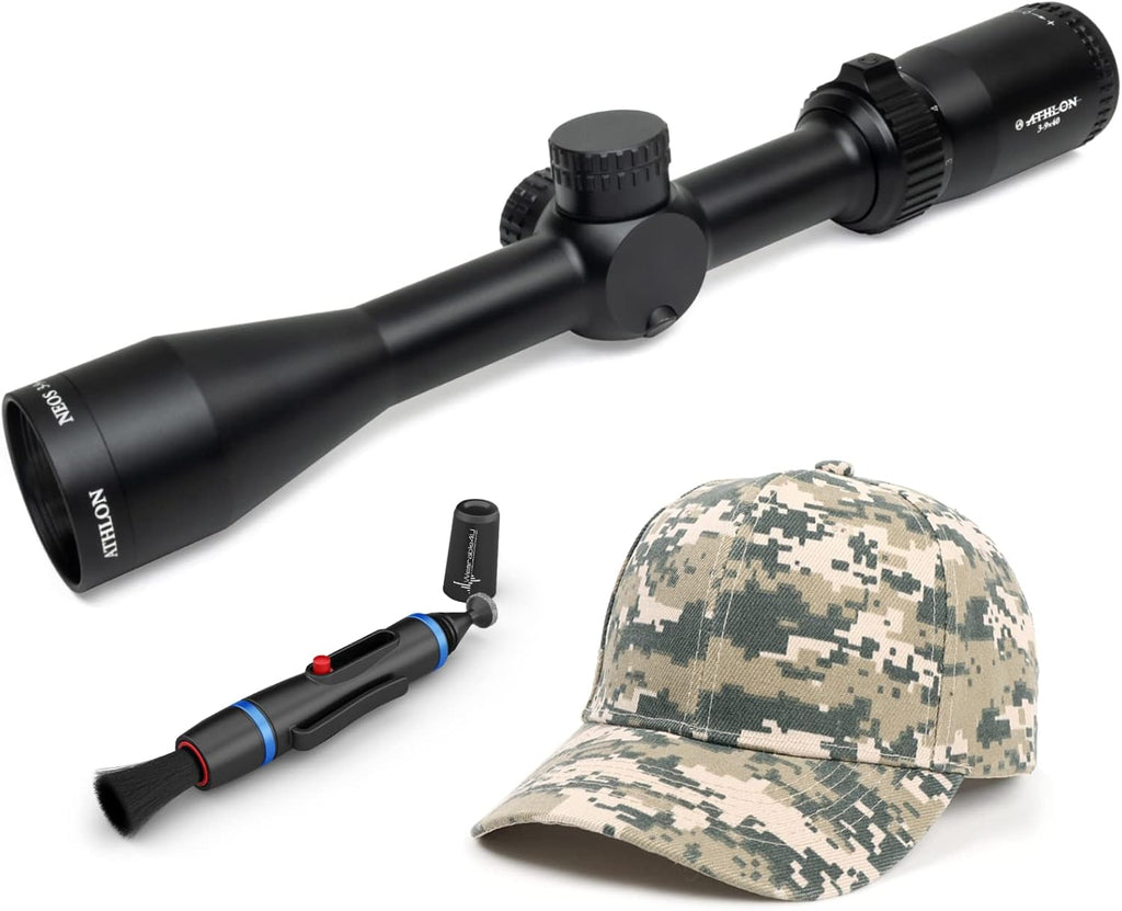 Capped Side Focus Riflescope with Lens Cleaning Pen and Lens Cleaning Cloth M99222