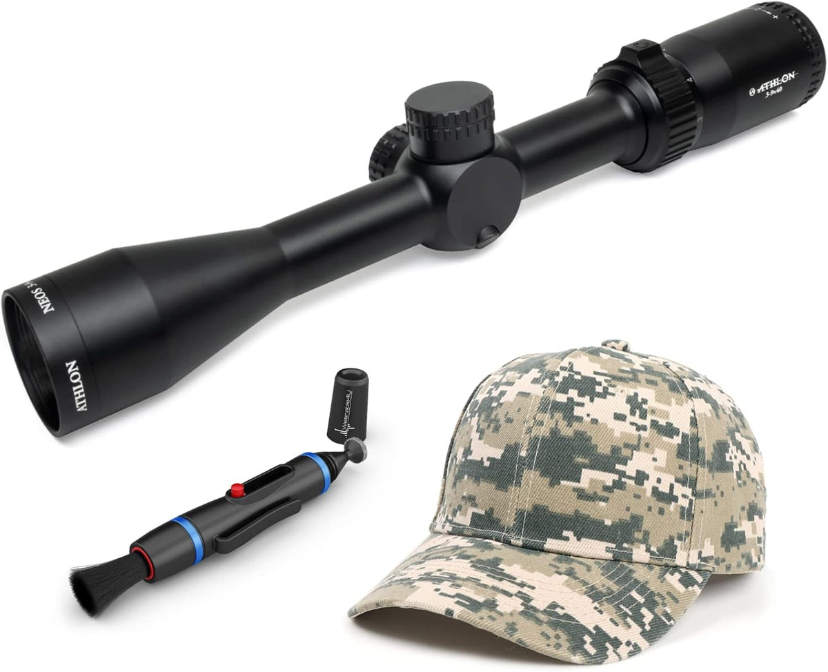 Capped Side Focus Riflescope with Lens Cleaning Pen and Lens Cleaning Cloth M99222