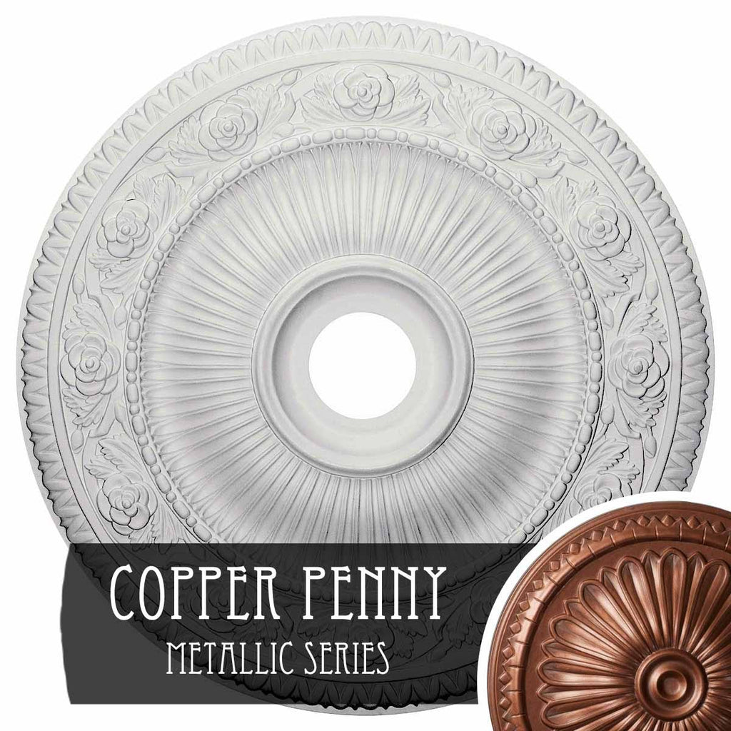 Copper Penny Ceiling Medallion L899