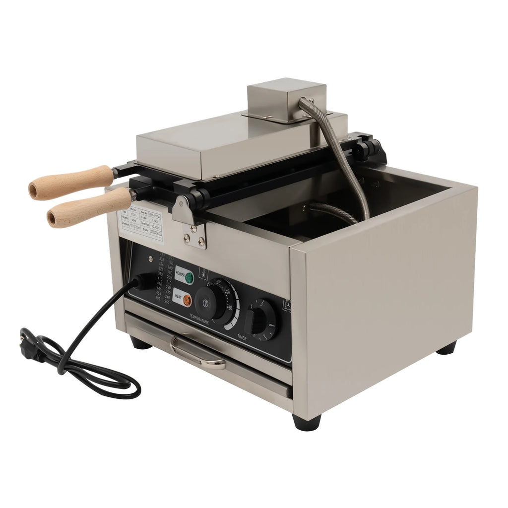 Nonstick Stainless Steel Fish Shape Waffle Maker 110V 1500W 3 PCS H535254