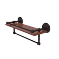 IPE Ironwood Shelf with Gallery Rail and Towel Bar M510121