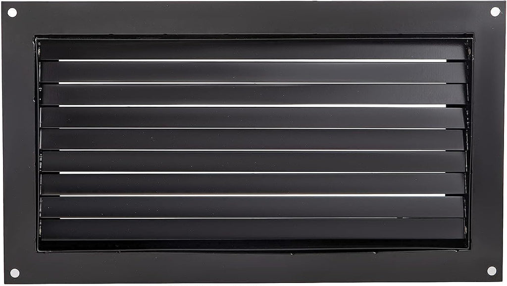 16" X 32" Black Wall Mounted Flood Vent J8257