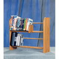 Solid Oak 2 Row Dowel DVD-VHS Rack R810568