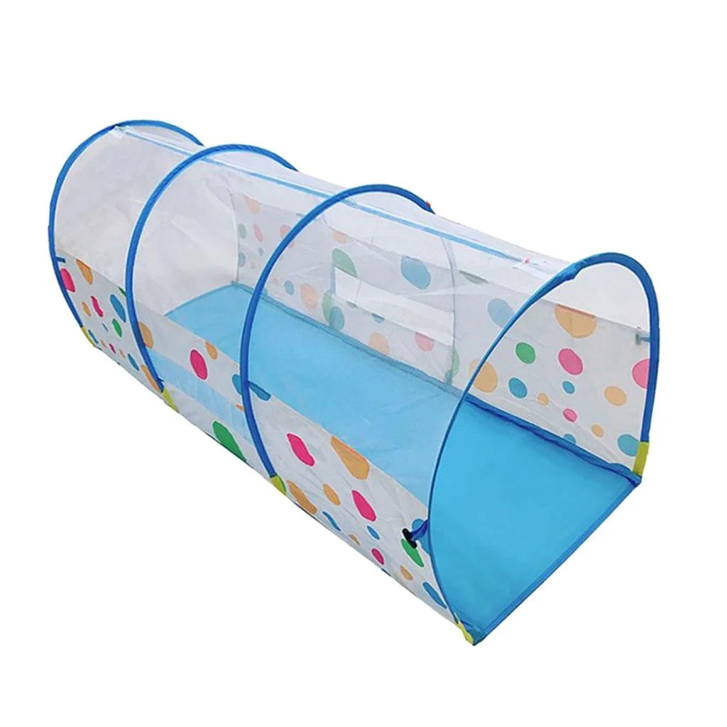 Blue Play Tunnel for Kids Indoor Outdoor Toy Tube H206398