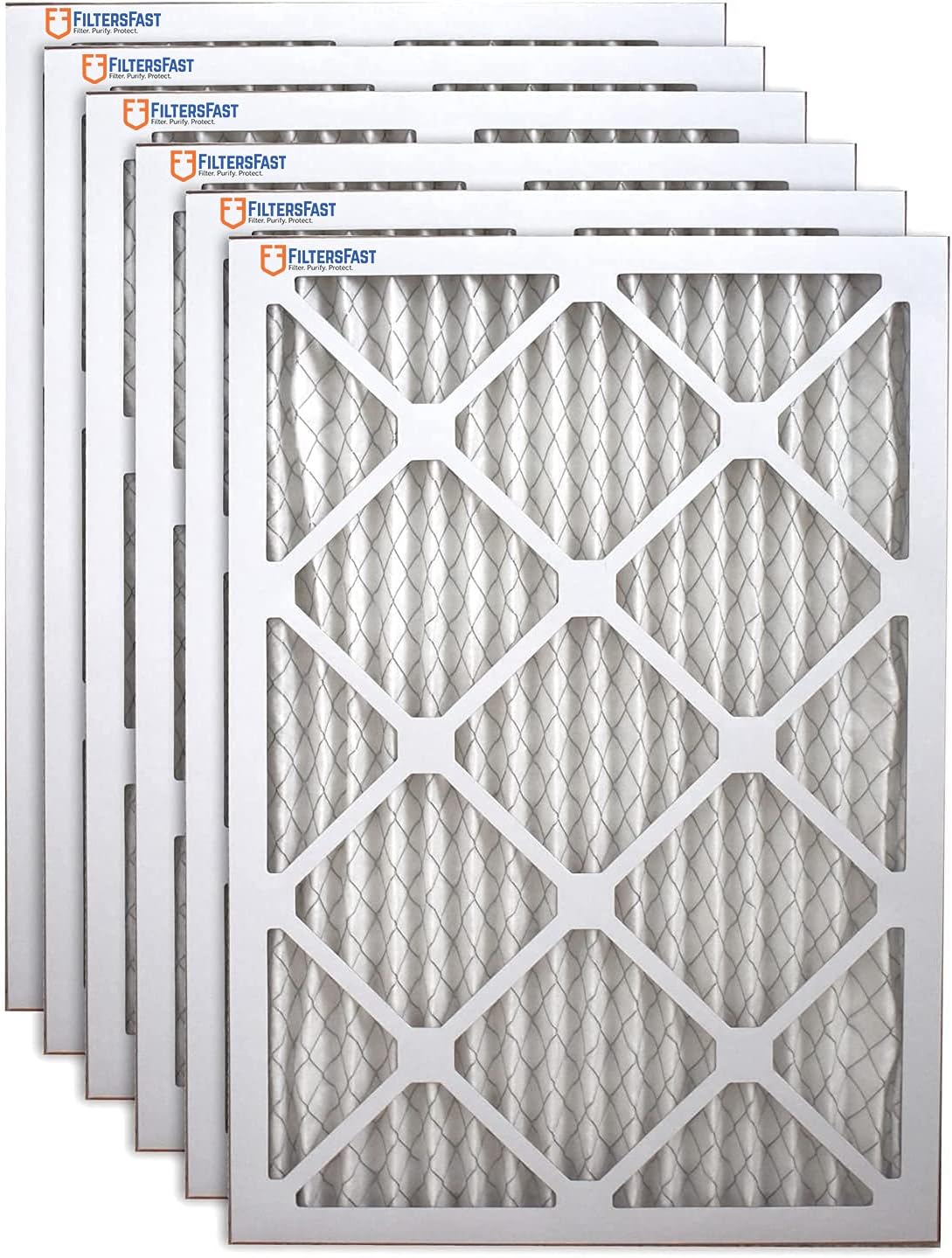 14x14x1 MERV 8 Air Filter, 6 Pack L8090