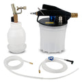 2L Vacuum Brake Bleeder Kit with 2L Brake Fluid Extractor and 1L Refilling Bottle, Two Silicon Hoses C62340