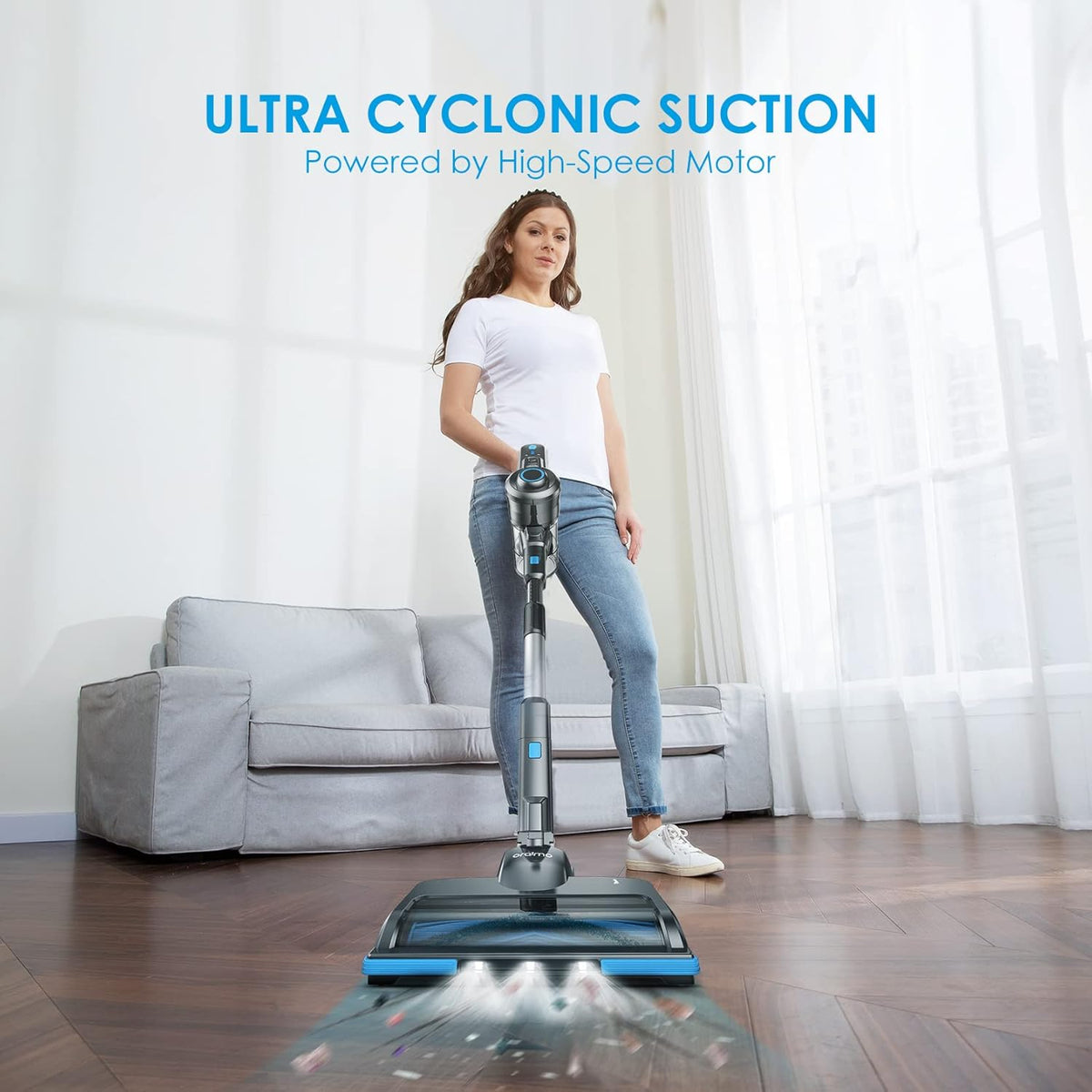 Cordless Stick Vacuum with Detachable Battery L865725
