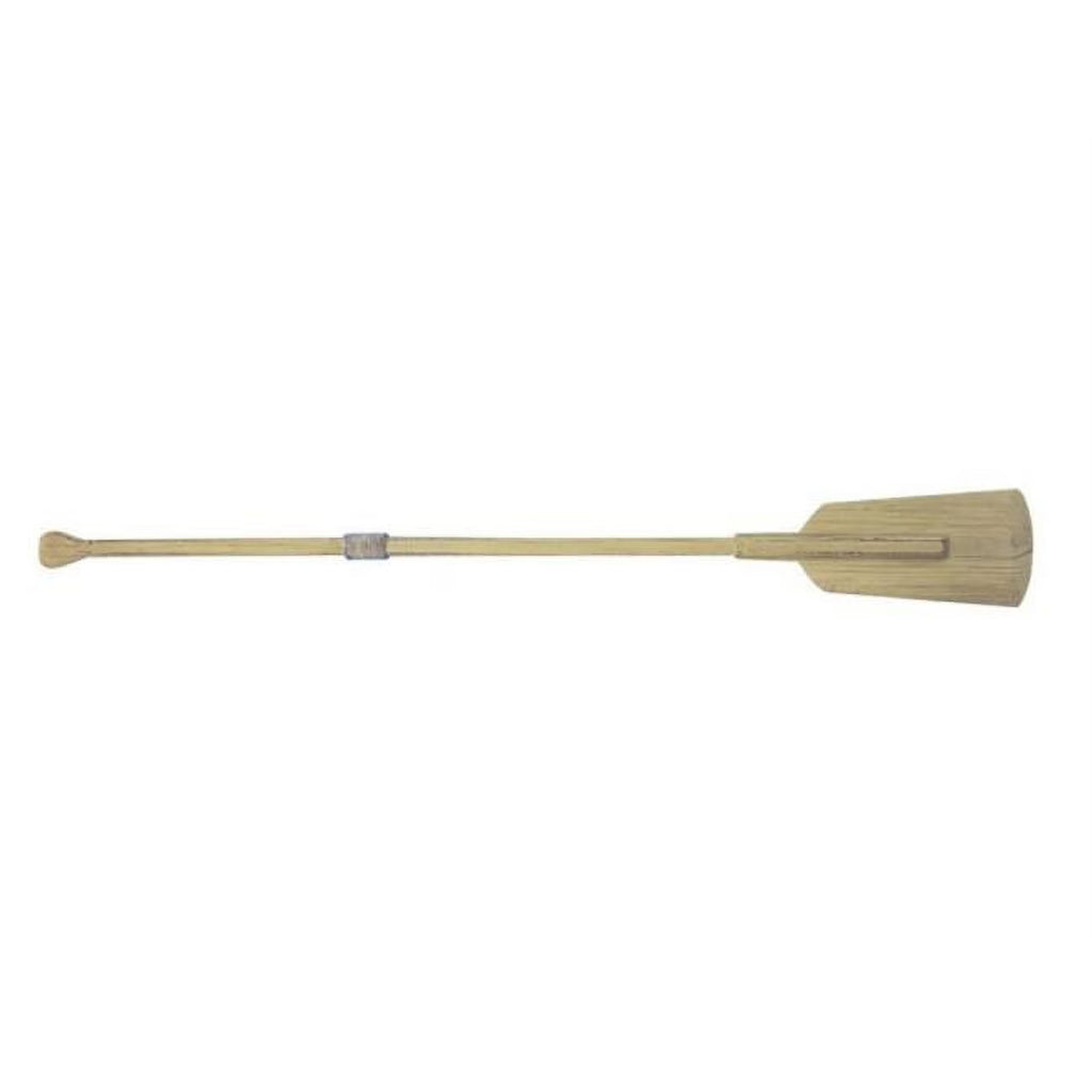 Wooden Whitewashed Decorative Boat Rowing Oar with Hooks A96219