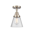 Small Cone Flush Mount in Brushed Satin Nickel N792992