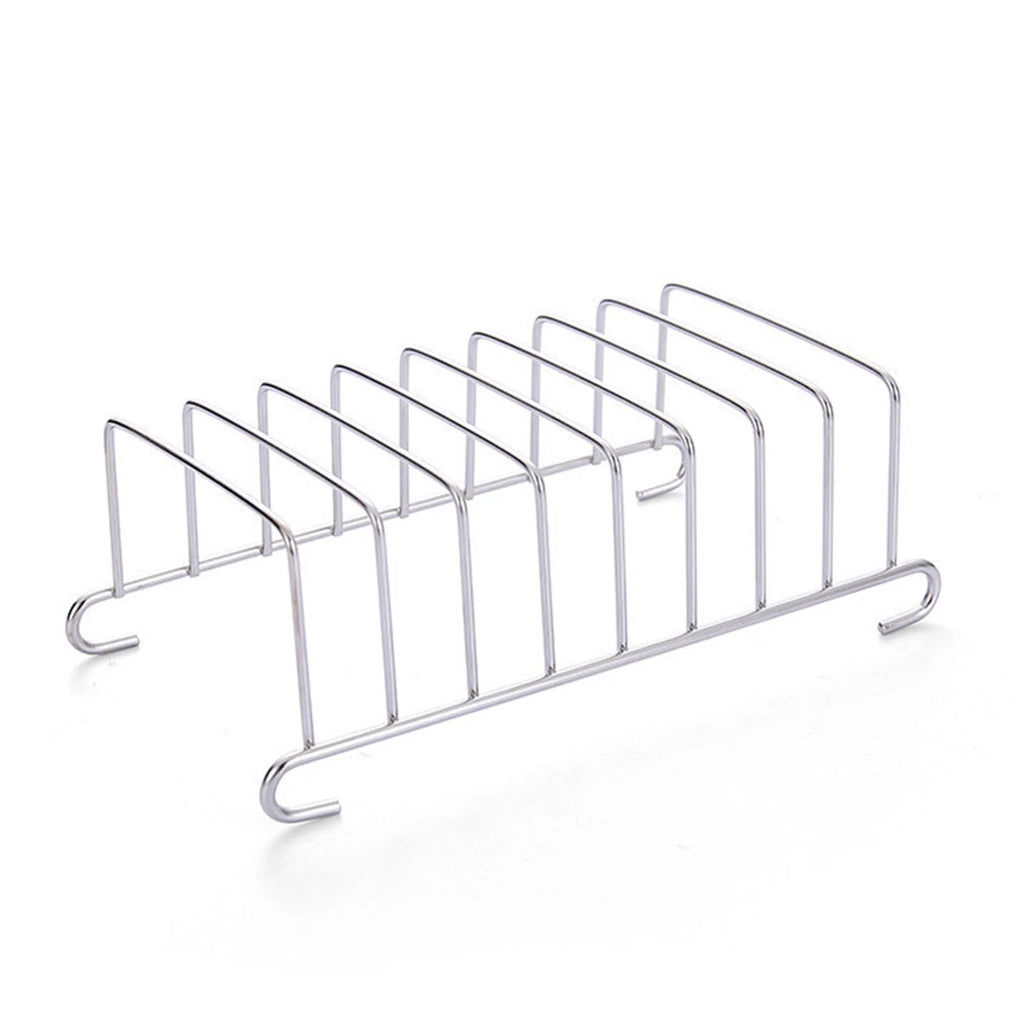 10Pcs Air Fryer Accessory Kit Baking Pan Rack Pizza Tray Metal Holder Cupcake Mould Set S196024