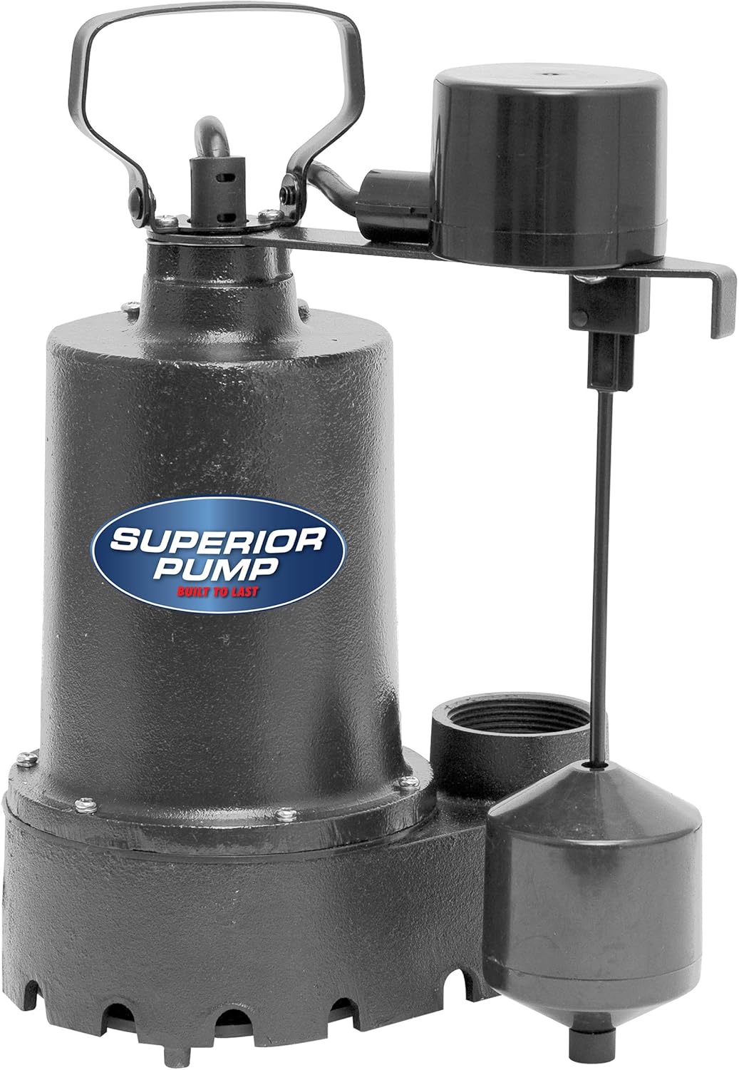 1/3 HP Cast Iron Submersible Sump Pump with Vertical Float Switch S31198