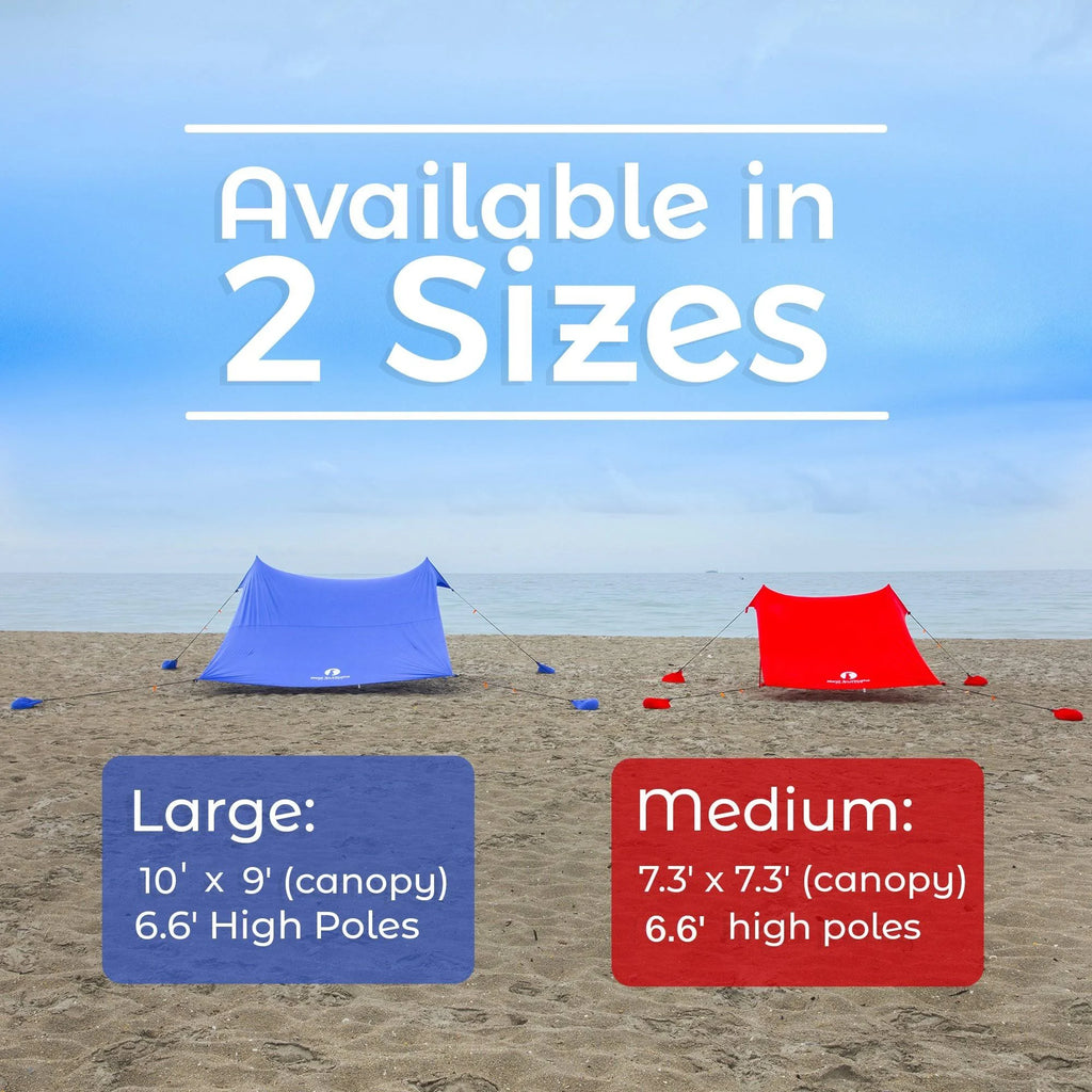 Medium Black Beach Sun Shade Canopy Tent H234296