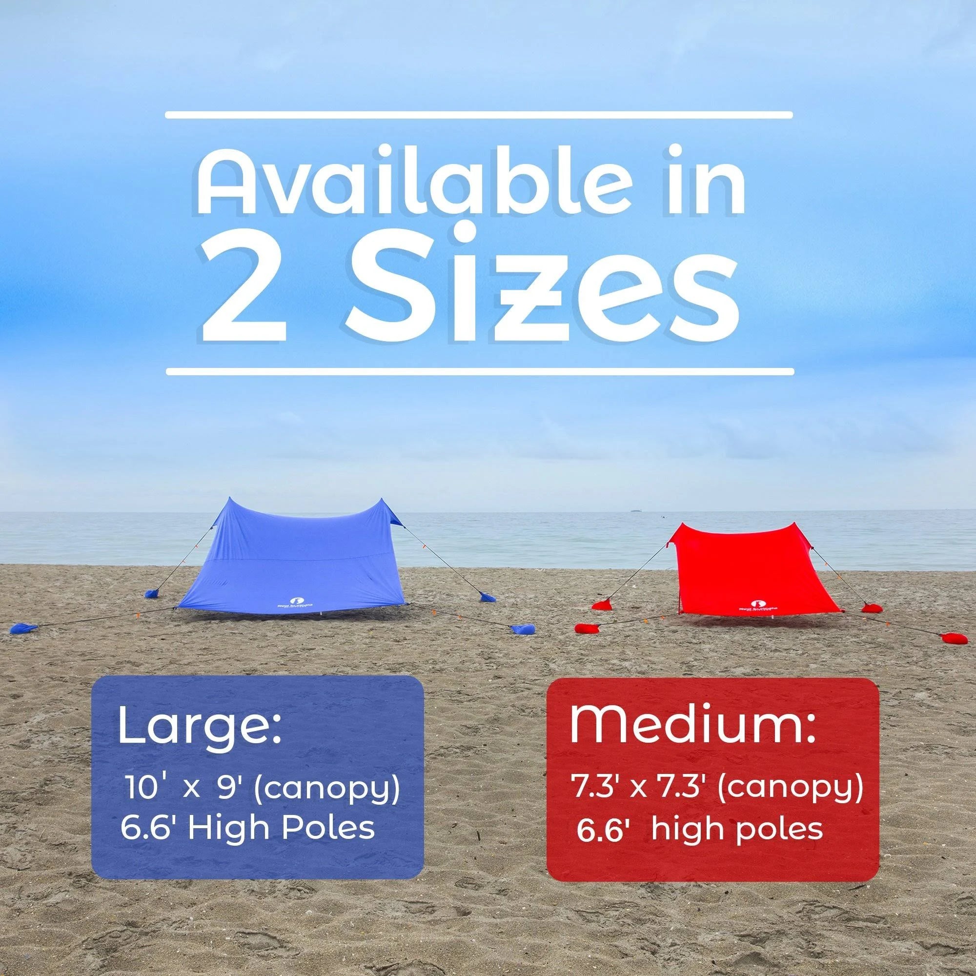 Medium Black Beach Sun Shade Canopy Tent H234296