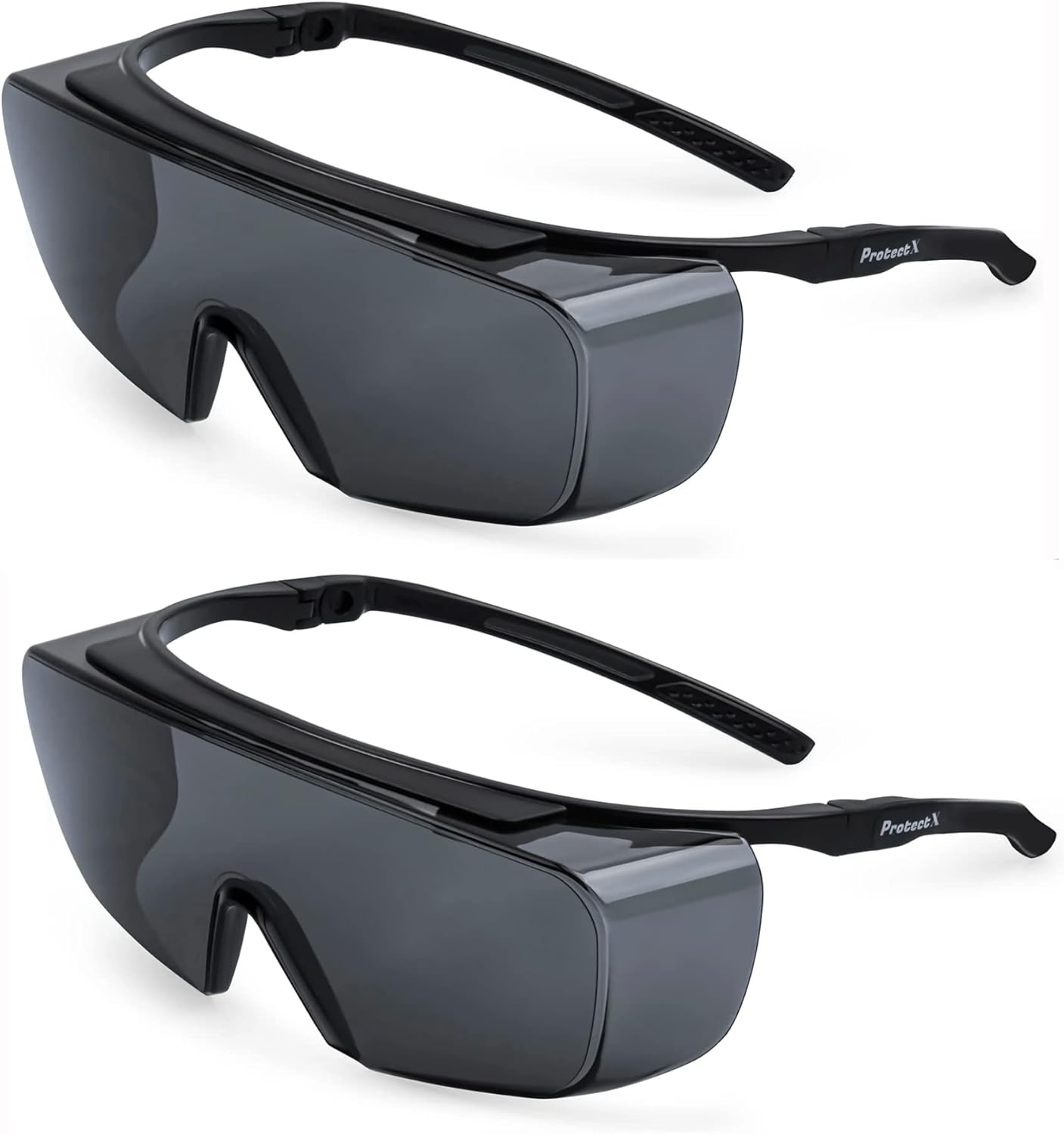 Safety Glasses Scratch Resistant Anti Fog Polycarbonate Lenses ANSI Z87.1 Rated UV Protection Pack of 2 A4464
