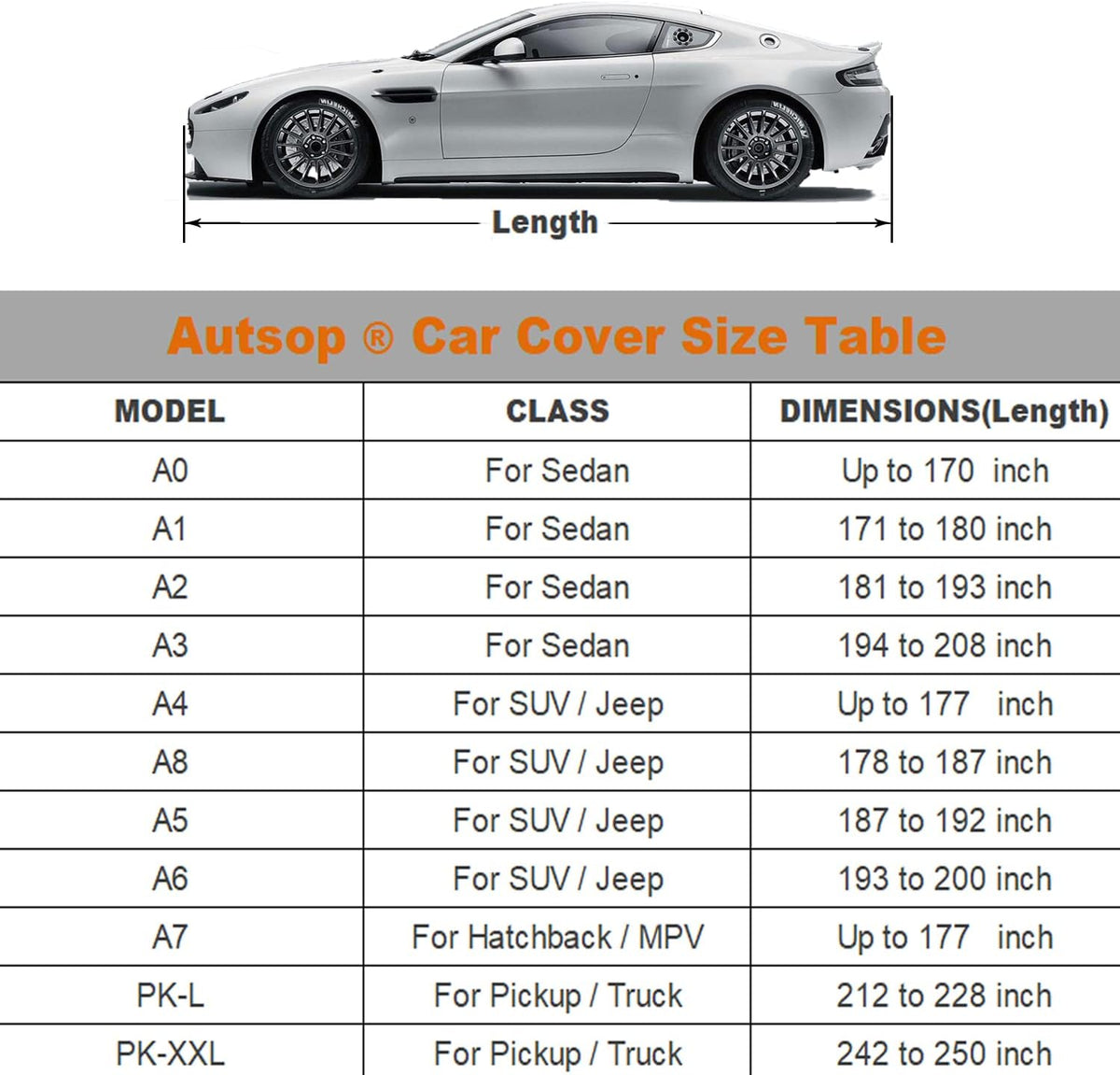 6 Layers Waterproof Hatchback Car Cover with Zipper Cotton E413