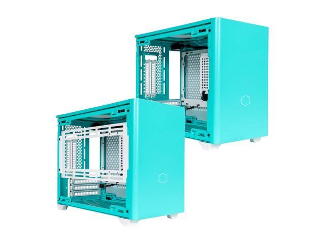 Caribbean Blue Mini-ITX Computer Case O95196