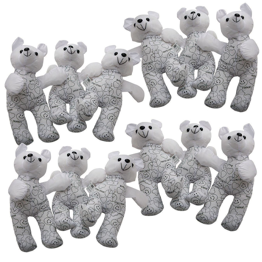 12 Pc Teddy Bears C328