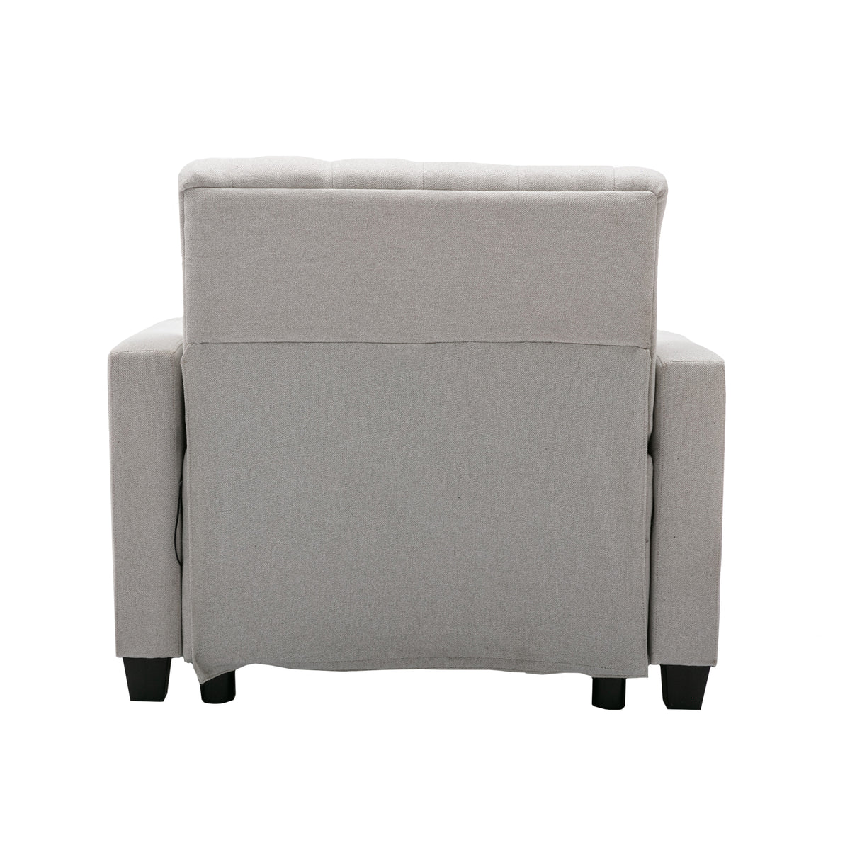 Beige Tufted 3 in 1 Sleeper Sofa with Pillow H2009