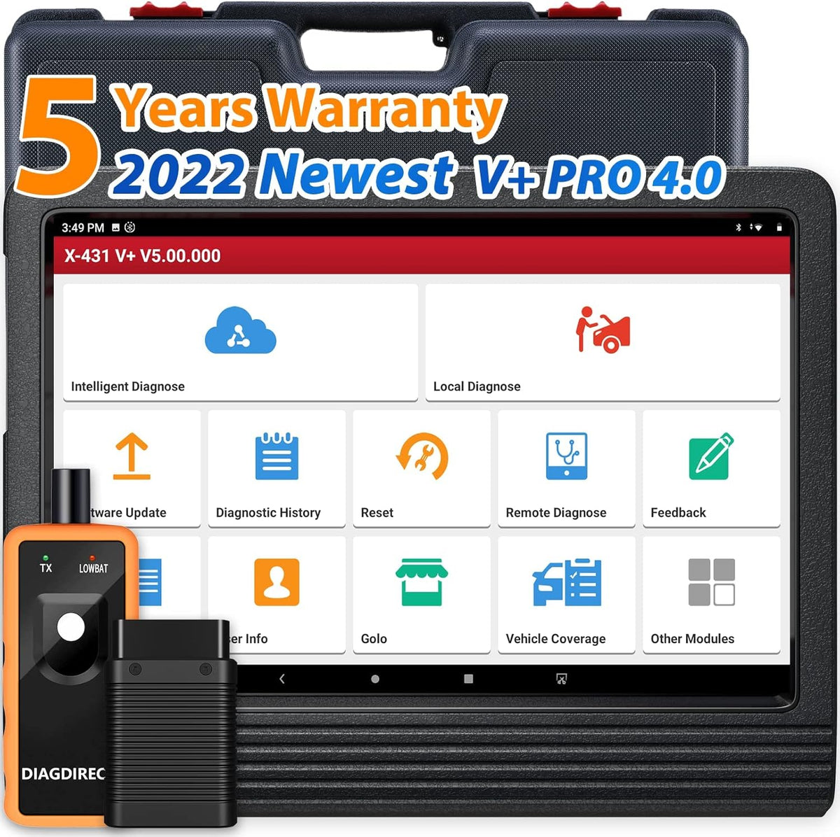 LAUNCH X431 V+ PRO 4.0 Bidirectional Scan Tool Y339