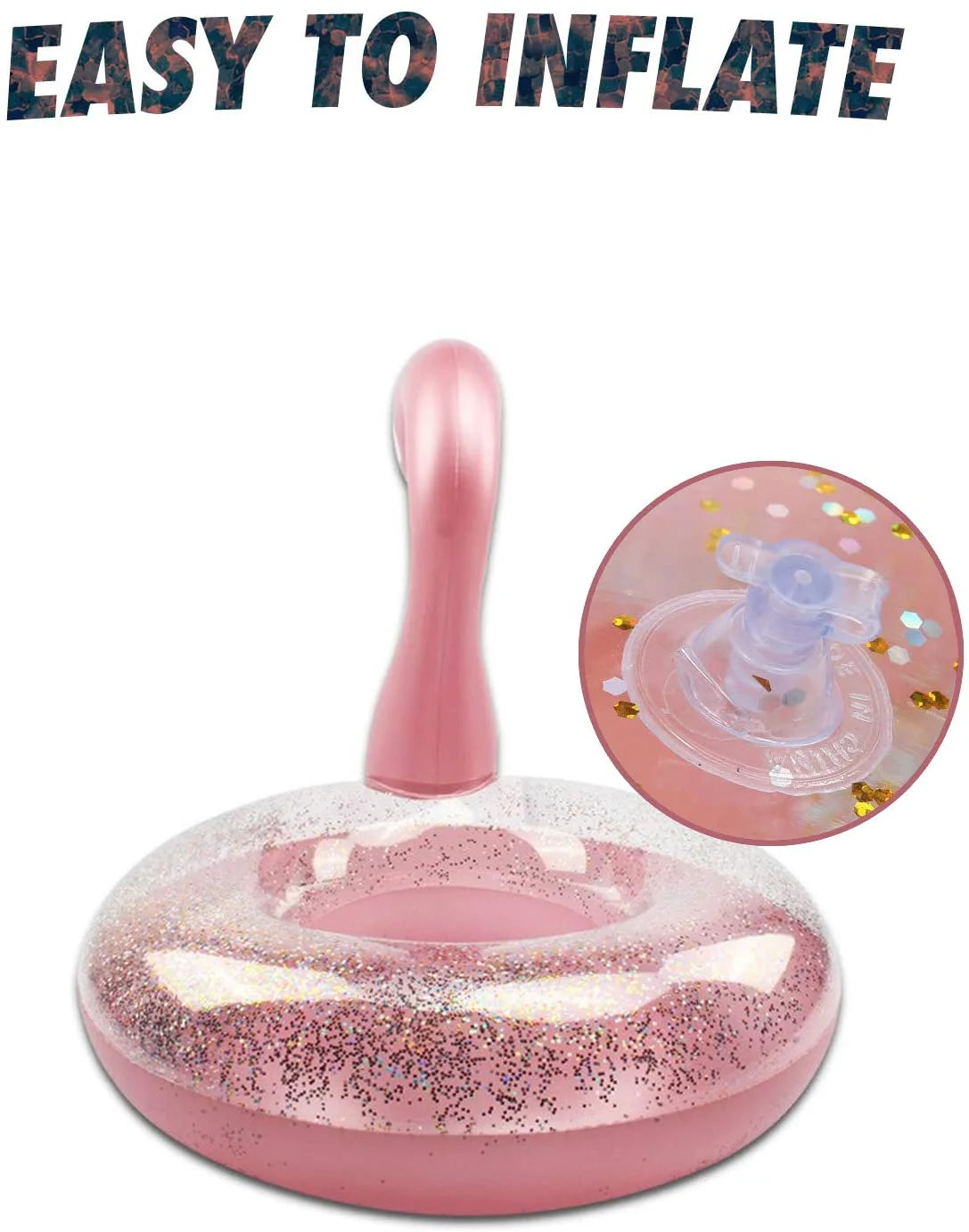 Lilac Inflatable Flamingo Pool Swimming Toy, 48 Inch T94956