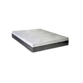 Full 10x22 Memory Foam Mattress in Light Gray Dark Gray L37900