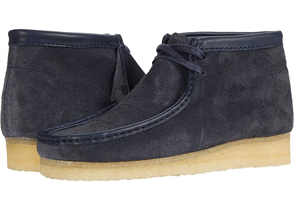 Navy Men&s Wallabee Shoes J9789