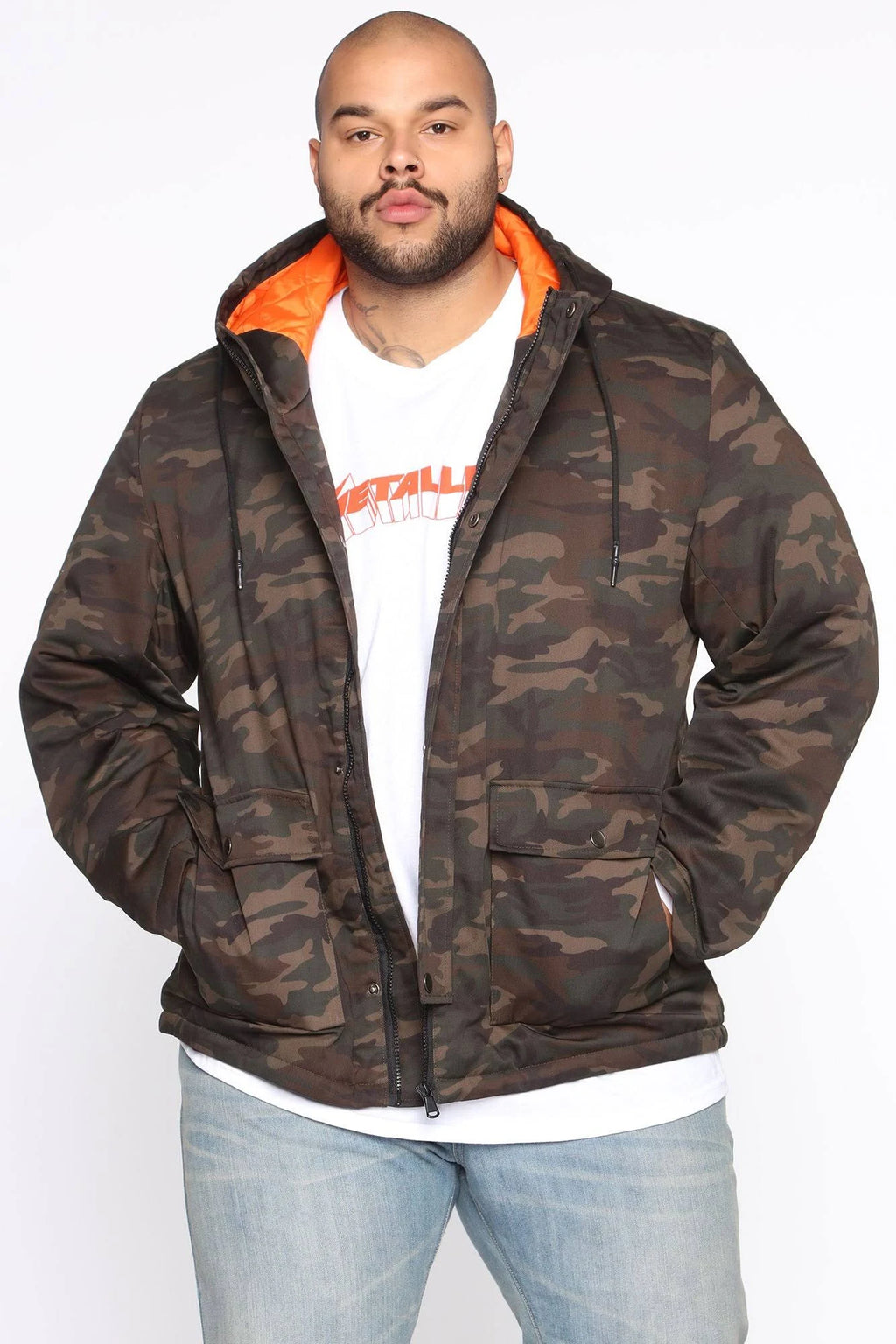Camouflage Jacket Size Small I1262