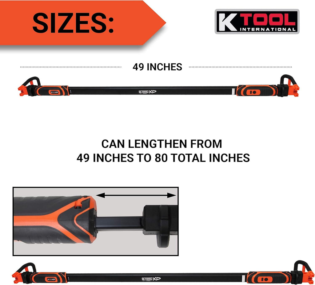 Rechargeable LED Underhood Work Light, Aluminum, 49 Inch to 80 Inch Telescoping A29905