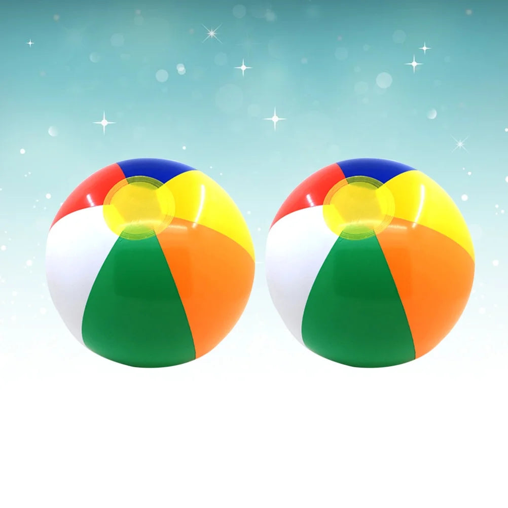 2PC Colorful Inflatable Water Ball Beach Toy F6559
