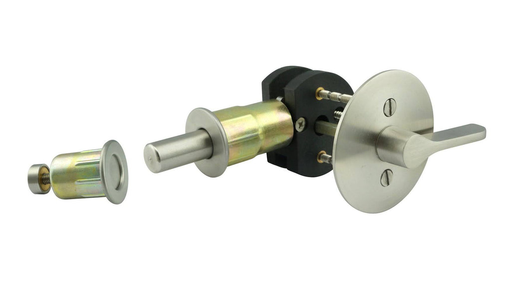Satin Stainless Steel Finish Sliding Door Lock with Handle Z9839