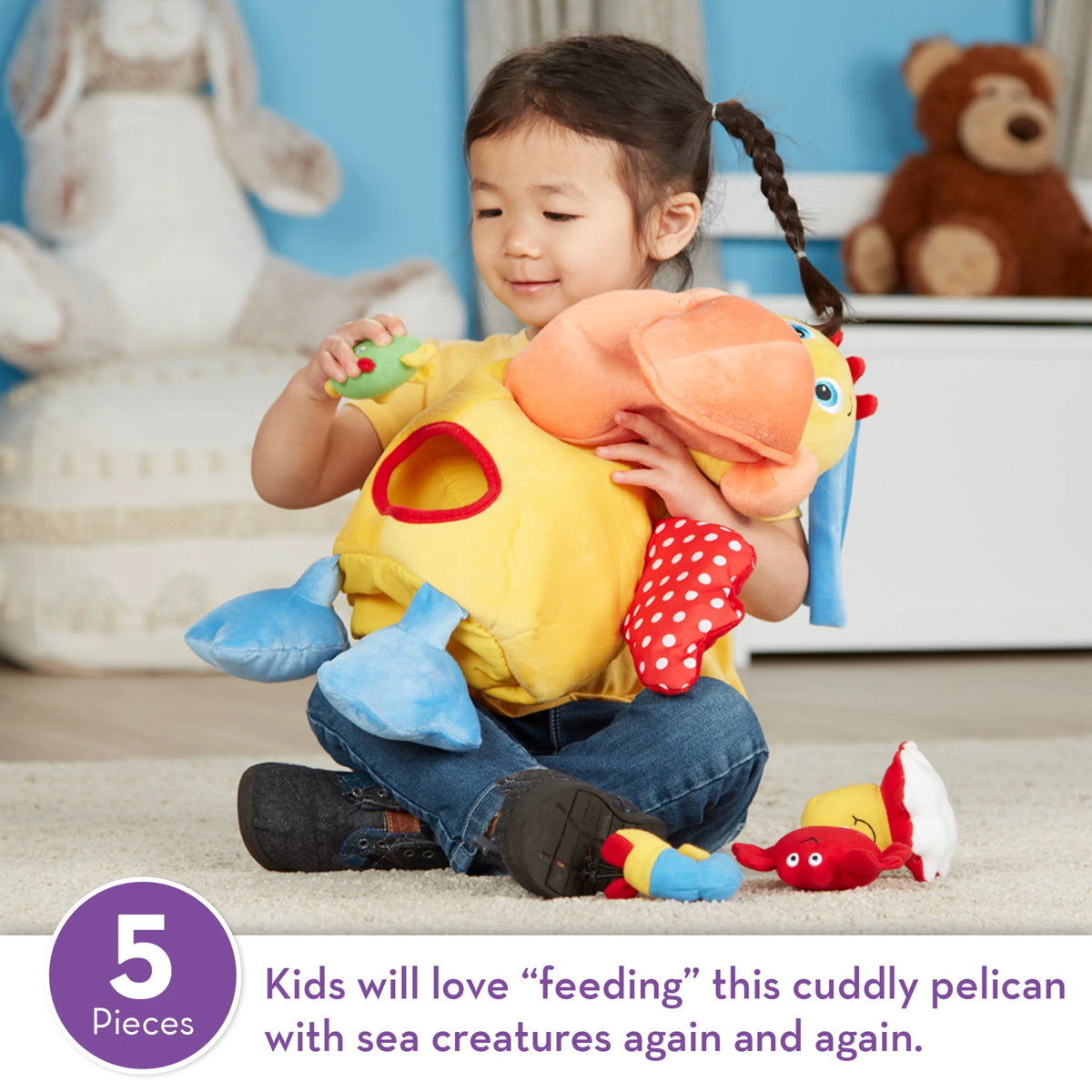 Hungry Pelican Soft Baby Educational Toy Y4817