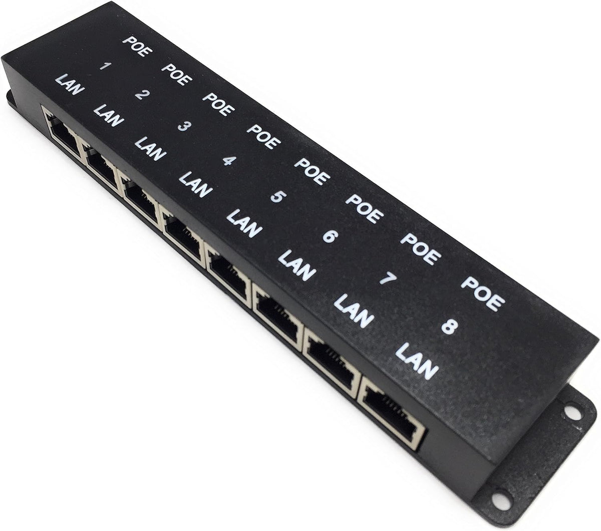 8 Port Passive PoE Injector with 48V 60W Power Supply, Pack of 2 J284053