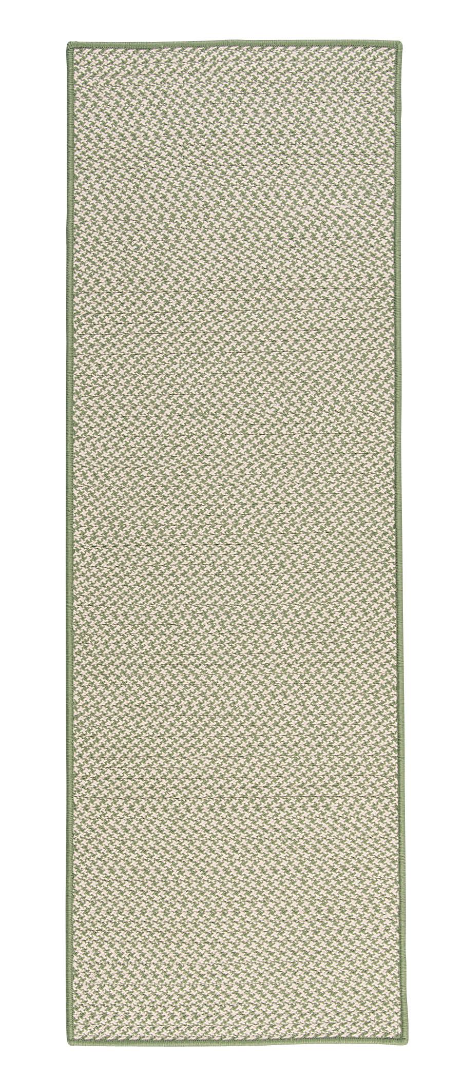 Moss Green Herringbone Runner Z2345