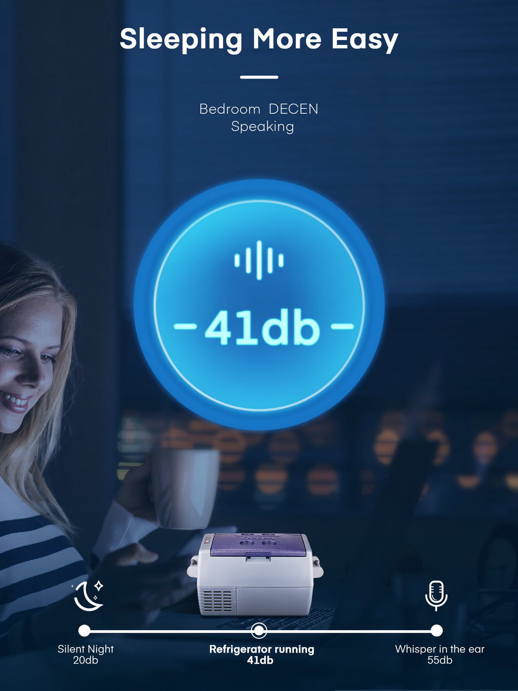 12/24V DC and 110-240V AC Car Refrigerator A420