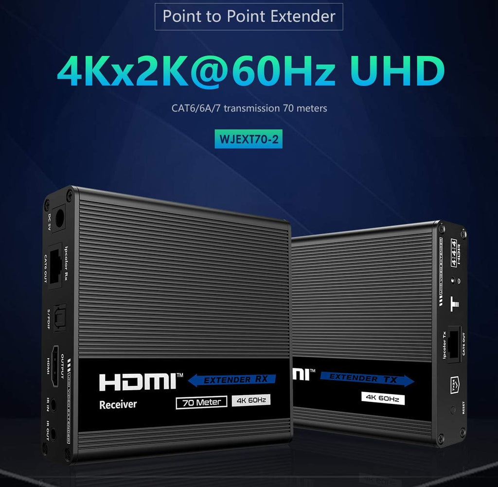 4K@60Hz HDMI Extender Transmitter and Receiver V422545