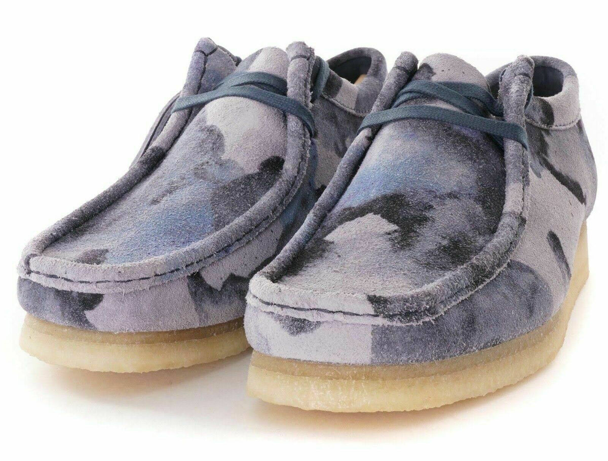 Blue Camo Wallabee Shoes I180473
