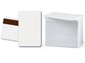 White PVC Zebra Card with High Coercivity Magnetic Stripe B449