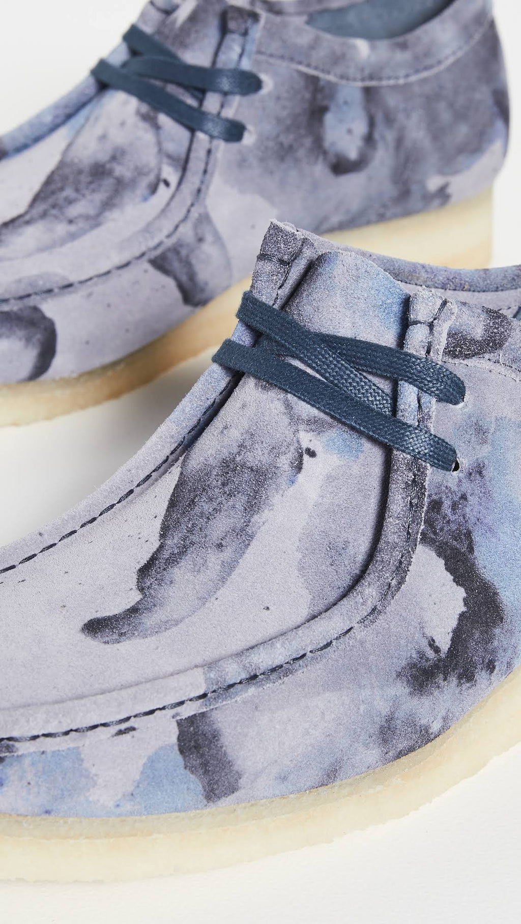 Blue Camo Wallabee Shoes I180473