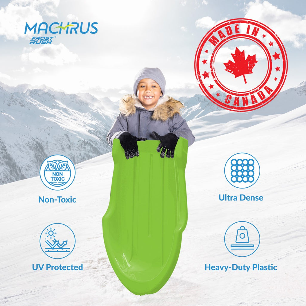 Large Plastic Rocket Shaped Torpedo Snow Sled M41124