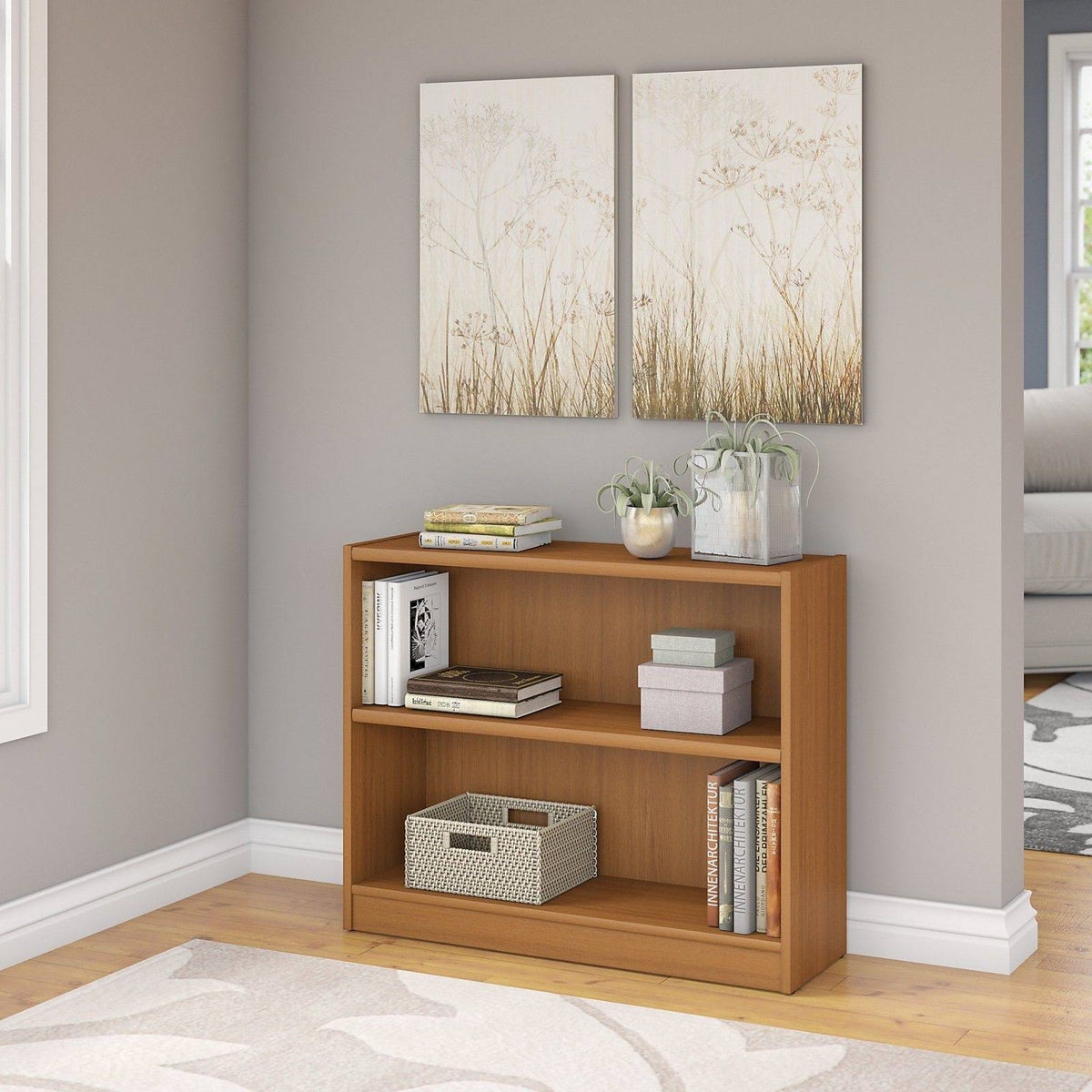 Royal Oak 2 Shelf Bookcase G548576