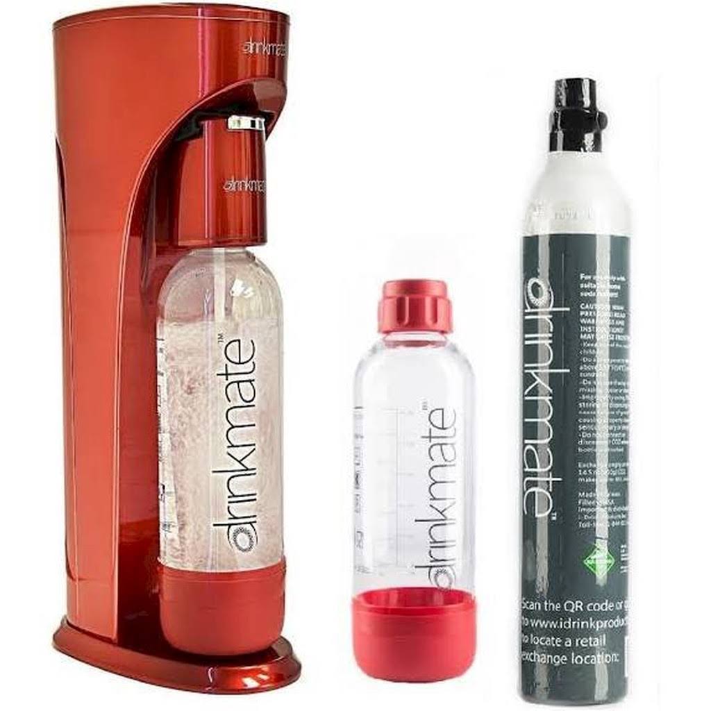 Metallic Red Carbonated Beverage Maker N563409