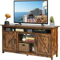 Rustic Brown Industrial TV Stand U914094