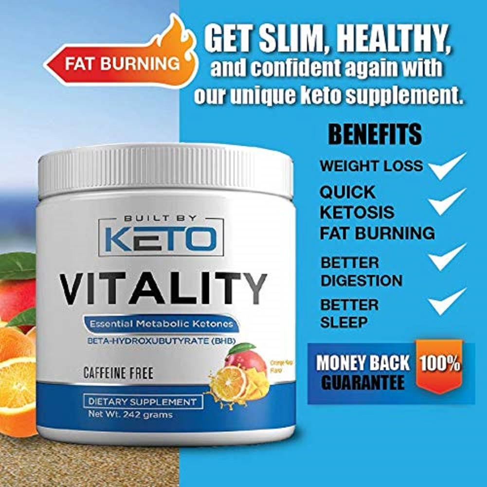 Keto BHB Salts Exogenous Ketones Orange Mango 242g R1710