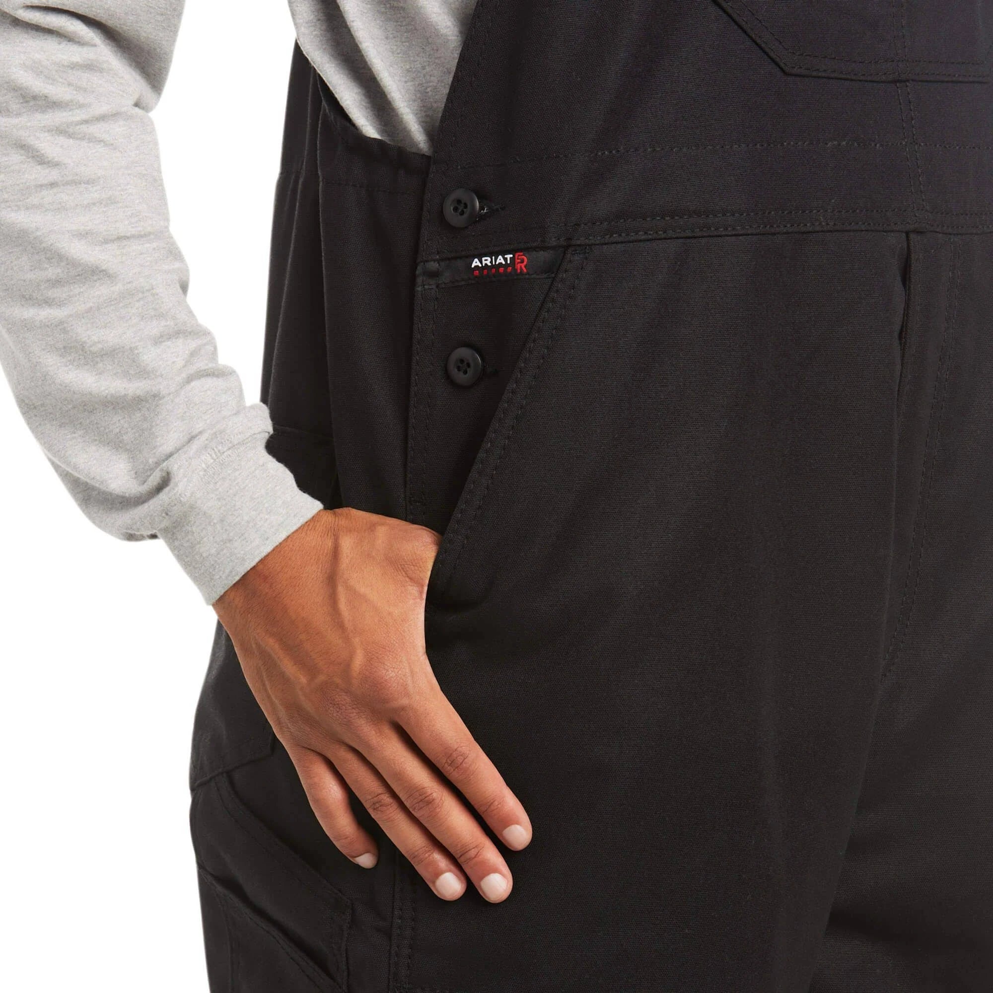 Black Insulated Overall Bib R361151