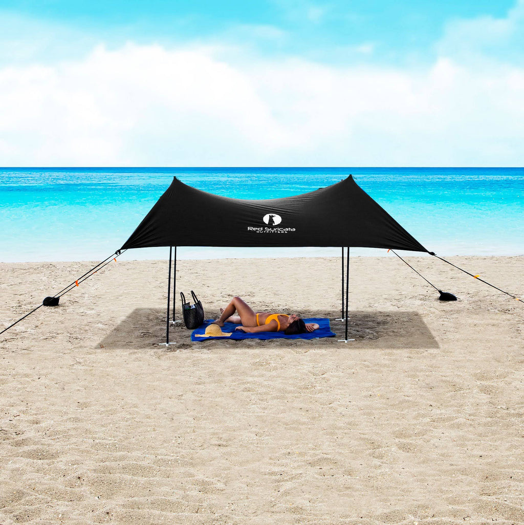 Medium Black Beach Sun Shade Canopy Tent H234296