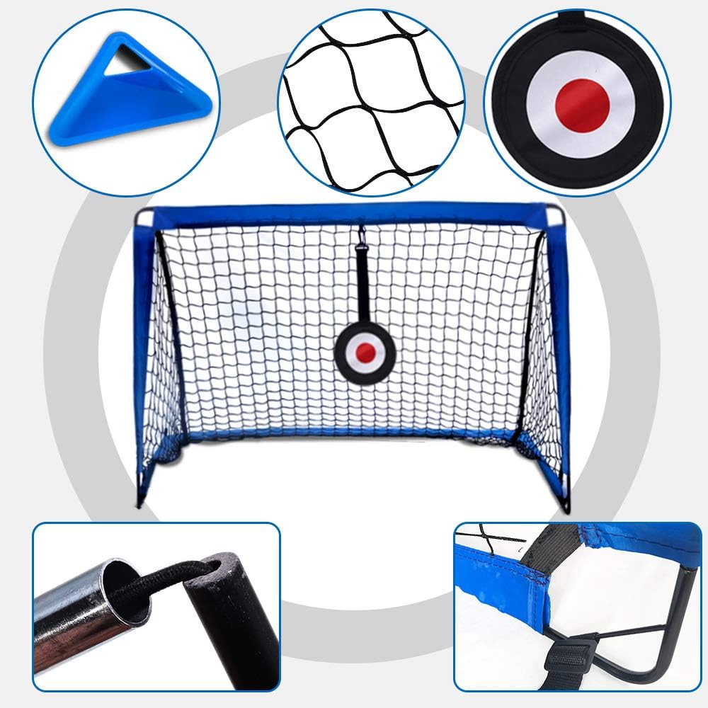 Set of 2 Pop Up Soccer Goals with Carrying Case K199193