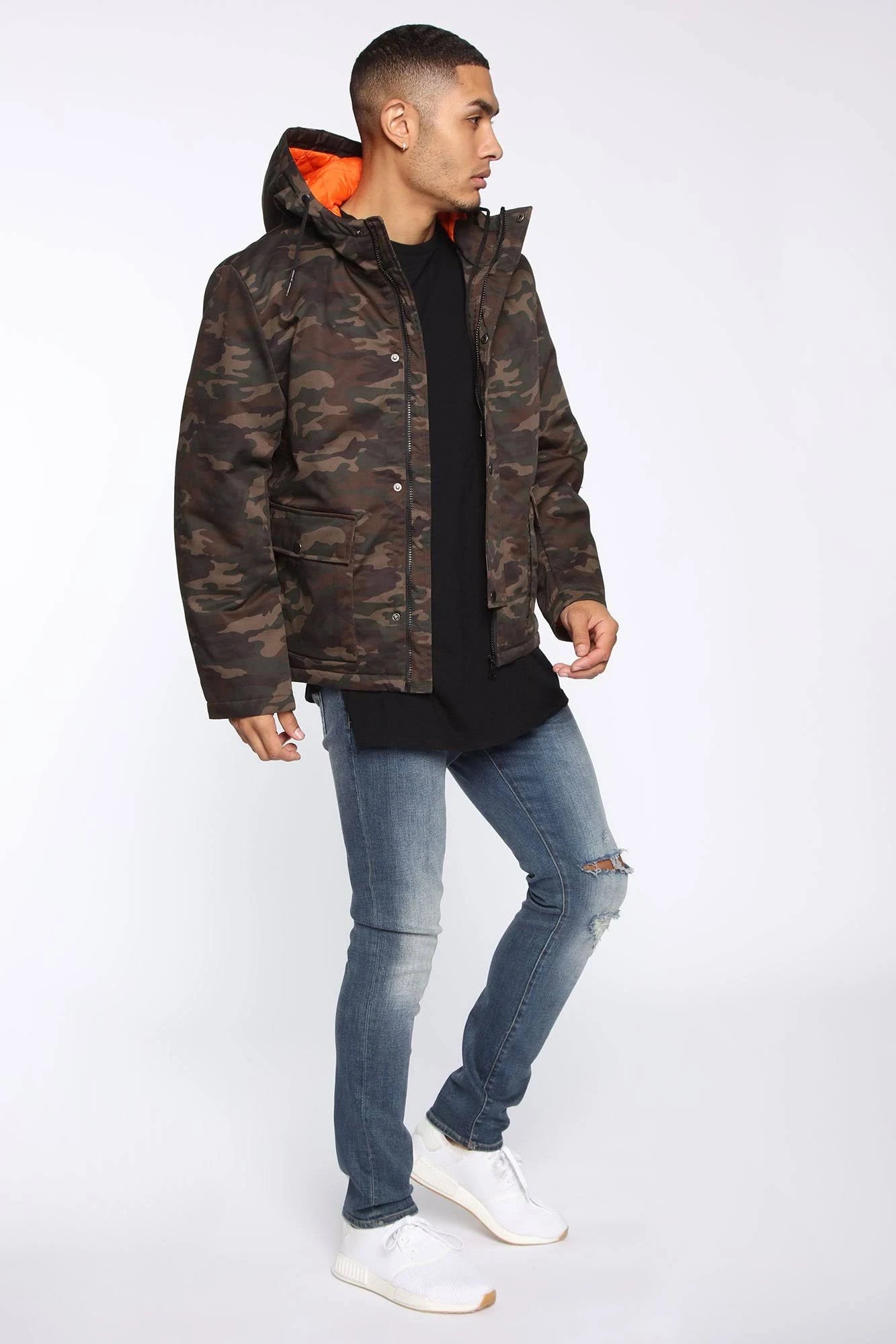 Camouflage Jacket Size Small I1262